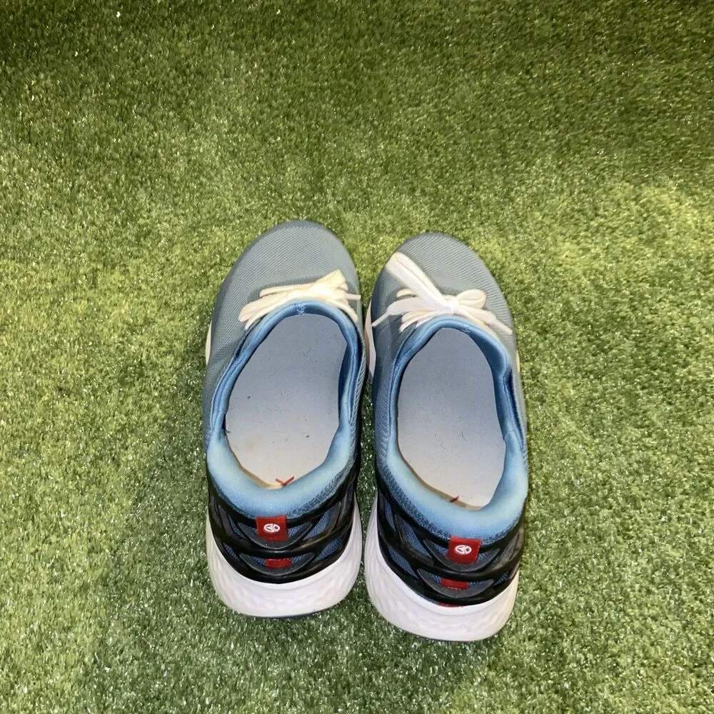 Kizik Athens Hands Free Labs Sneakers Sea Blue Shoes Men’s 14 Wide Womens 15.5